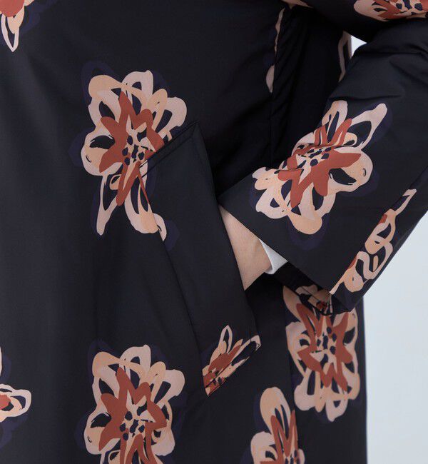 MACPHEE「フラワープリント ステンカラーコート」|ステンカラーコート|