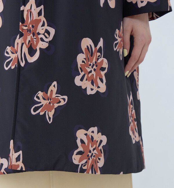 MACPHEE「フラワープリント ステンカラーコート」|ステンカラーコート|