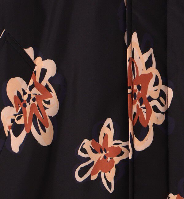 MACPHEE「フラワープリント ステンカラーコート」|ステンカラーコート|