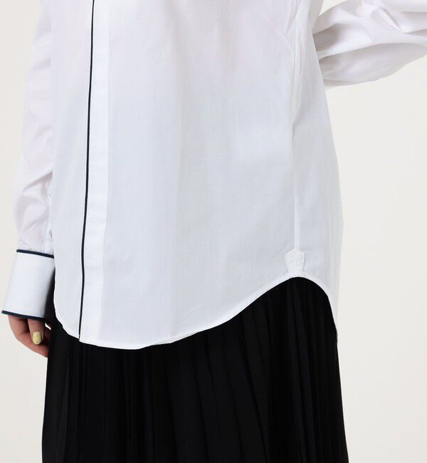 TOMORROWLAND BUYING WEAR「BOURRIENNE EQUIPAGE コットン ハイカラ―シャツ」|シャツ・ブラウス|