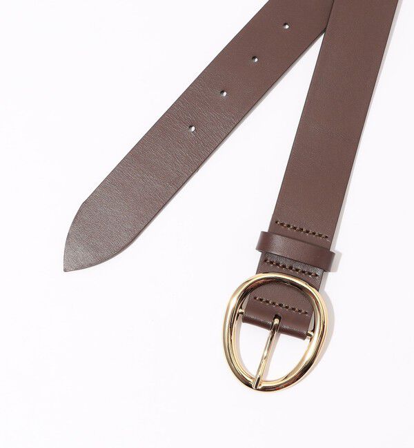 TOMORROWLAND GOODS「LEFIJE ROUND BUCKLE レザーベルト」|ベルト|