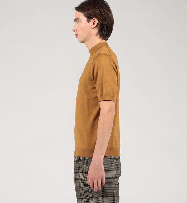 TOMORROWLAND MENS「TOMORROWLAND tricot シルクコットン モックネックプルオーバーニット SESIA」|ニット・セーター|