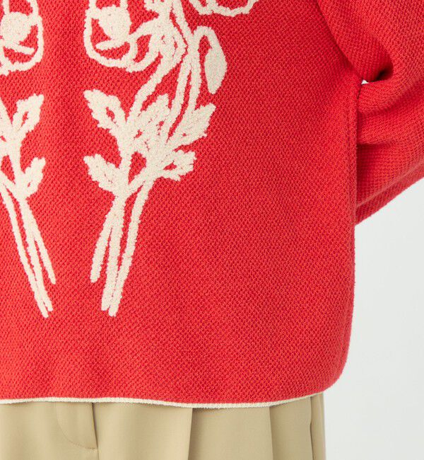 Ballsey「ポピーエンブロイダリー クルーネックプルオーバー」|ニット・セーター|