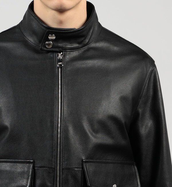 TOMORROWLAND MENS「【WEB先行予約・別注】EMMETI GREYSON カーフ ドライビングブルゾン」|ブルゾン・スタジャン|