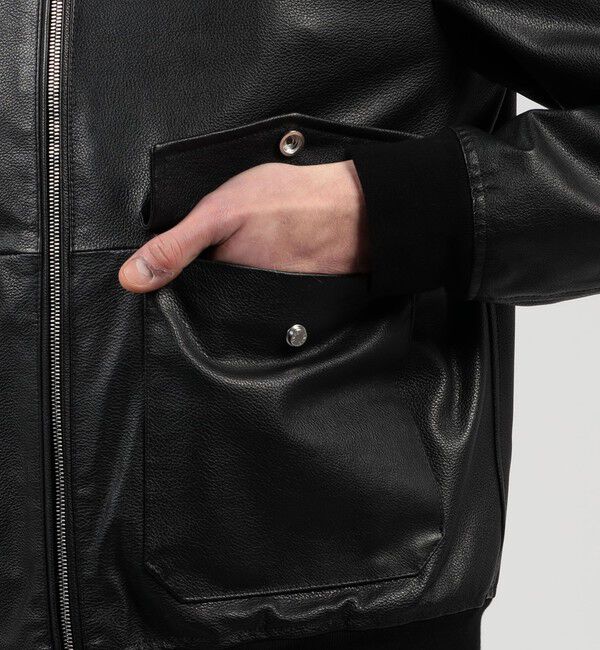 TOMORROWLAND MENS「【WEB先行予約・別注】EMMETI GREYSON カーフ ドライビングブルゾン」|ブルゾン・スタジャン|