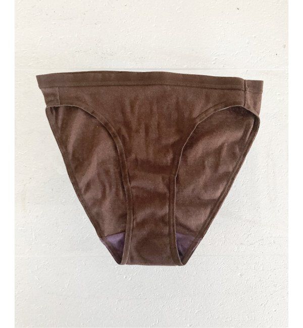  「【OVERNEATH/オーバーニース】Briefs018 リブ：ショーツ」|その他|ブラウン