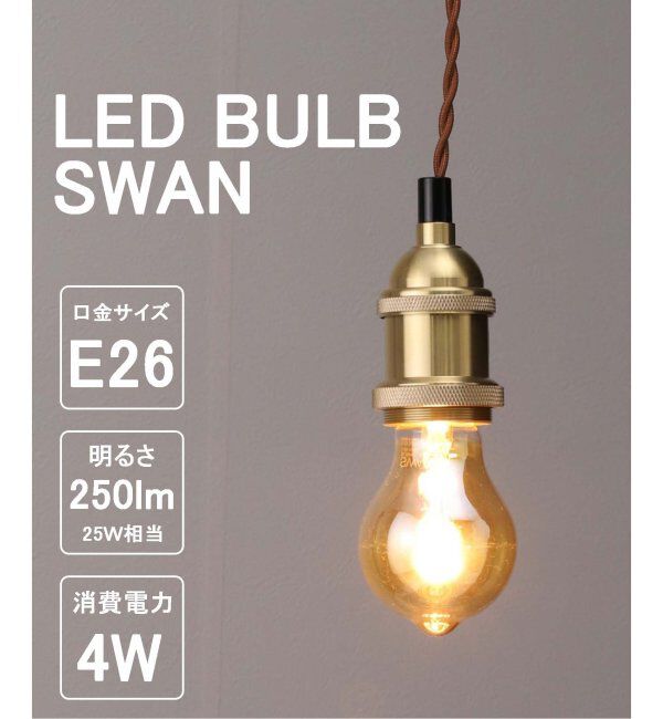 journal standard Furniture「LED SWAN BULB VF SWAN LED電球」|その他|その他カラー K