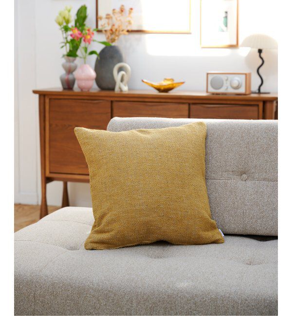 journal standard Furniture「PLAYA CUSHION　クッションカバー 45cm」|クッション・クッションカバー|イエロー