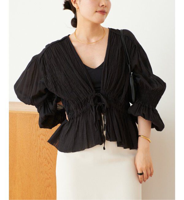 Plage「《追加》R&rsquo;IAM SWEET ブラウス 2」|シャツ・ブラウス|ブラック