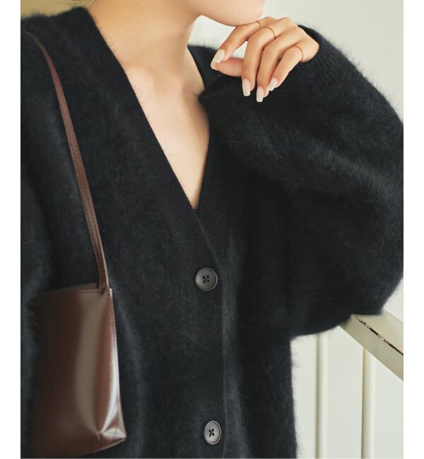 新品 Plage Fur Midi カーディガン ブラック 今季完売 Fur Midi