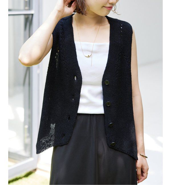 SLOBE IENA「《追加4》フライスパット付きキャミソール」|インナー|