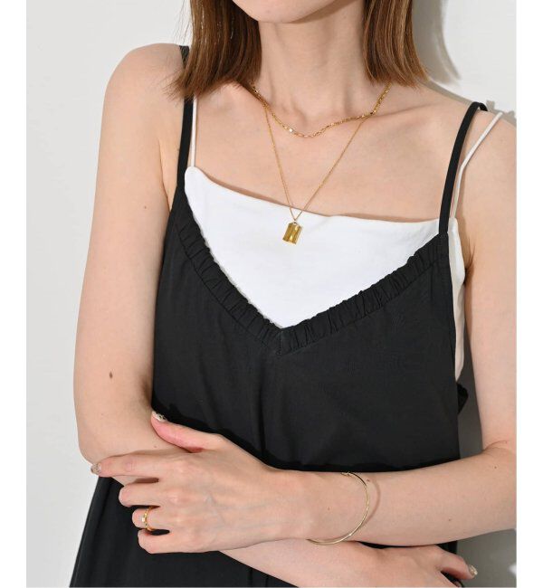 SLOBE IENA「《追加4》フライスパット付きキャミソール」|インナー|