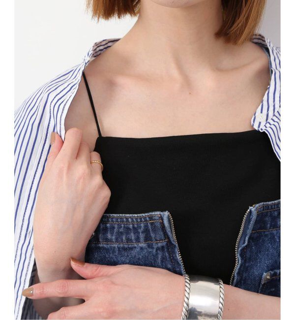 SLOBE IENA「《追加4》フライスパット付きキャミソール」|インナー|