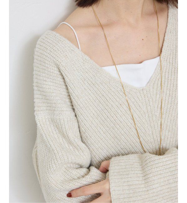 SLOBE IENA「《追加4》フライスパット付きキャミソール」|インナー|