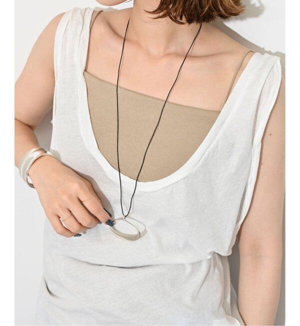 SLOBE IENA「《追加4》フライスパット付きキャミソール」|インナー|