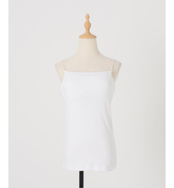 SLOBE IENA「《追加4》フライスパット付きキャミソール」|インナー|