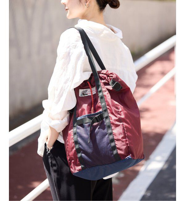 SLOBE IENA「CARIBOU MOUNTAINEERING SLOBE別注 ショルダーバッグ」|ショルダー・メッセンジャー|ボルドー