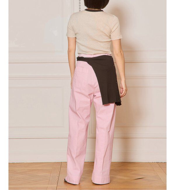 IENA LA BOUCLE「IENA LA BOUCLE ライトリブハーフスリーブプルオーバー」|Tシャツ・カットソー|