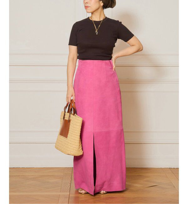 IENA LA BOUCLE「IENA LA BOUCLE ライトリブハーフスリーブプルオーバー」|Tシャツ・カットソー|