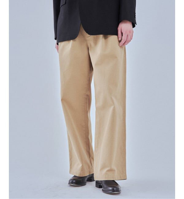 EDIFICE「《予約》ハイカウント ツイル チノパン」|チノ|