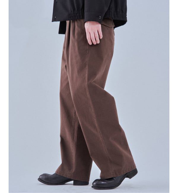 EDIFICE「《予約》ハイカウント ツイル チノパン」|チノ|