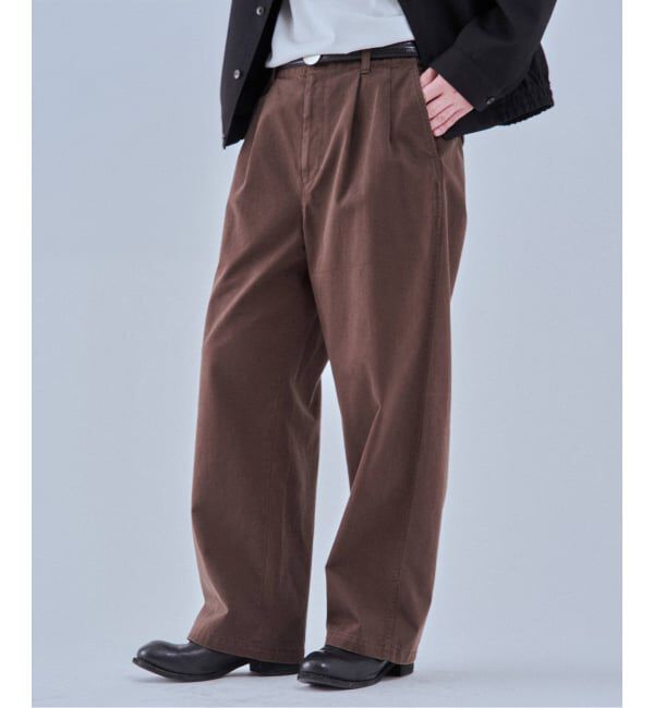 EDIFICE「《予約》ハイカウント ツイル チノパン」|チノ|