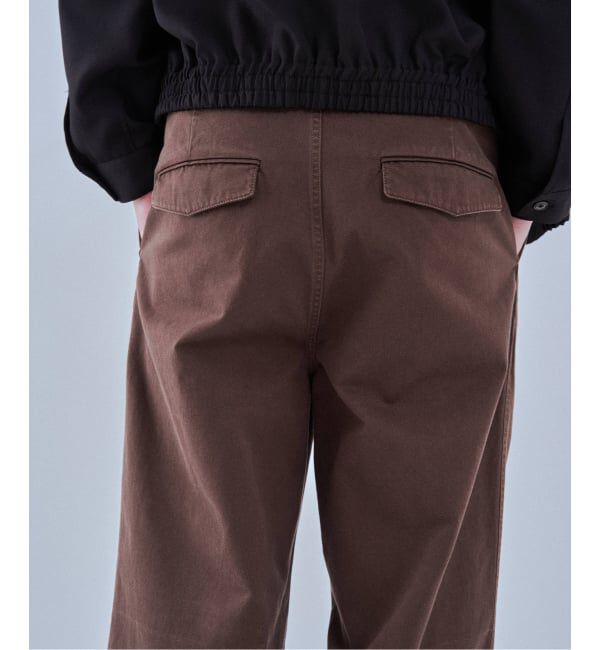 EDIFICE「《予約》ハイカウント ツイル チノパン」|チノ|