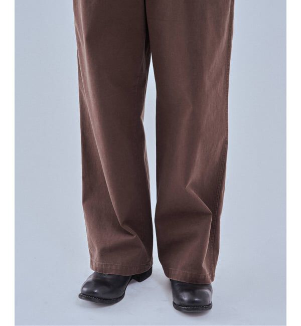 EDIFICE「《予約》ハイカウント ツイル チノパン」|チノ|
