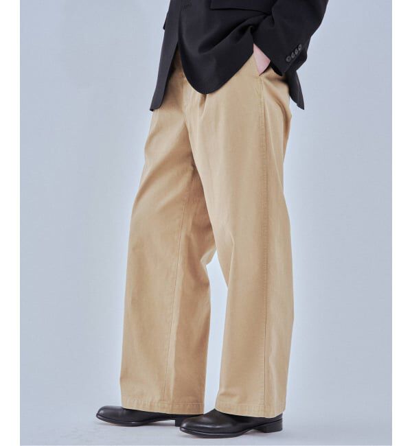 EDIFICE「《予約》ハイカウント ツイル チノパン」|チノ|ベージュ