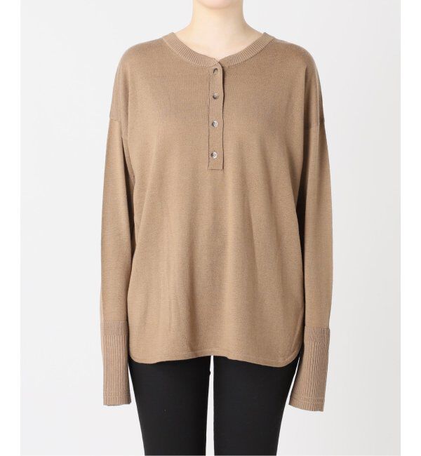 JOURNAL STANDARD「《WEB限定追加2》ウォッシャブル2WAYヘンリープルオーバー」|ニット・セーター|