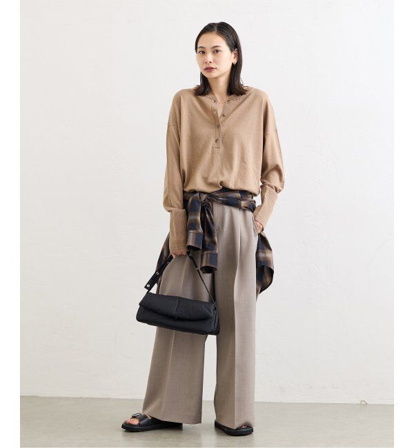 JOURNAL STANDARD「《WEB限定追加2》ウォッシャブル2WAYヘンリープルオーバー」|ニット・セーター|