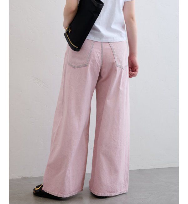 U by SPICK&SPAN「フローストルーズバレルレッグデニム」|デニム|