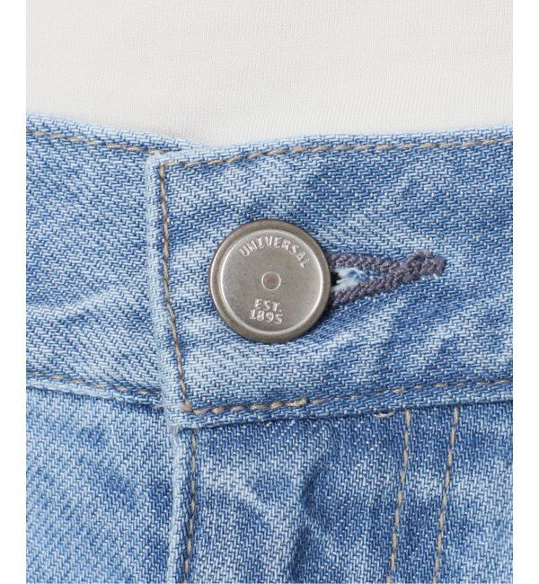 U by SPICK&SPAN「フローストルーズバレルレッグデニム」|デニム|