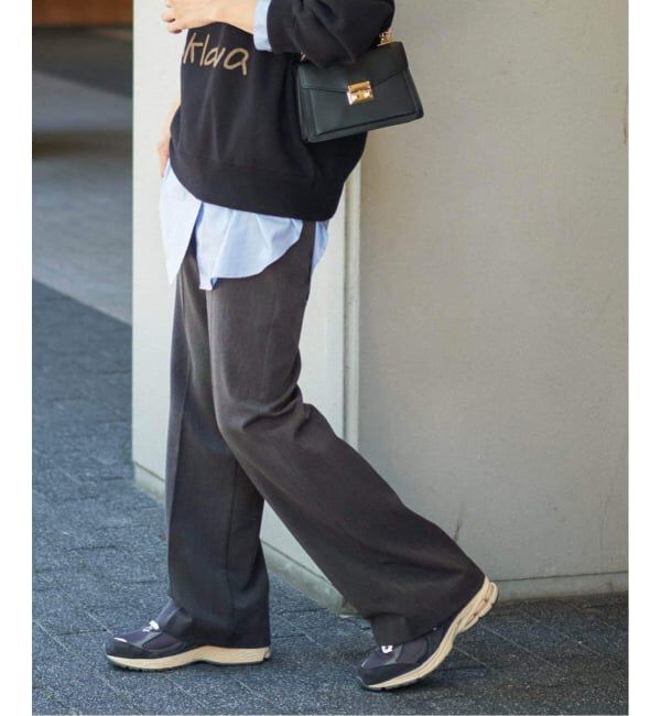 FRAMeWORK「≪WEB先行 / 追加≫裏起毛フレアパンツ」|スラックス|