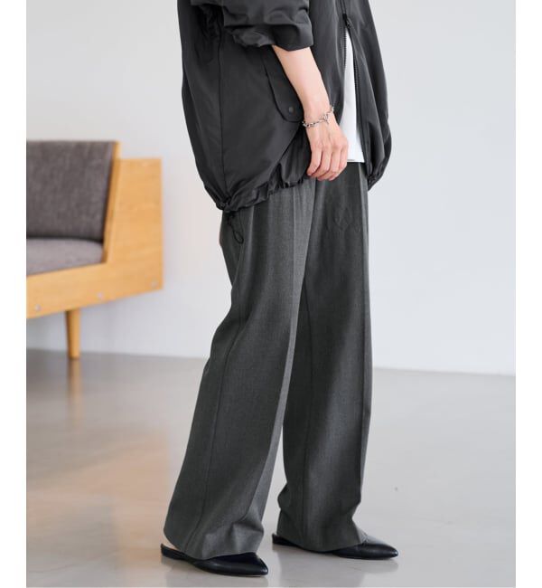 FRAMeWORK「≪WEB先行 / 追加≫裏起毛フレアパンツ」|スラックス|