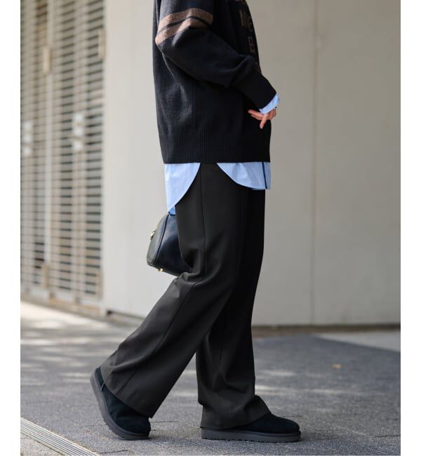 FRAMeWORK「≪WEB先行 / 追加≫裏起毛フレアパンツ」|スラックス|