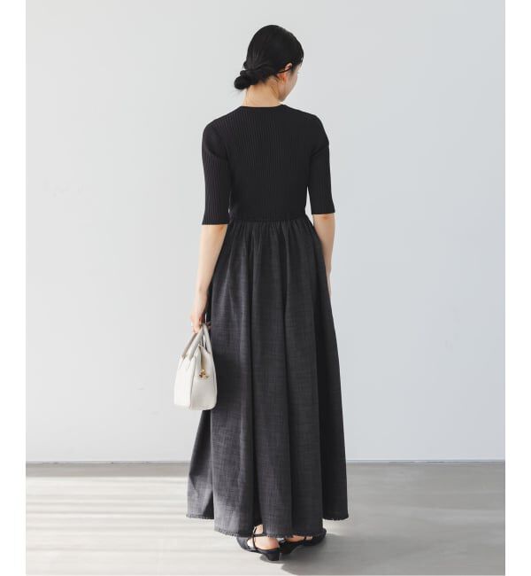 NOBLE「《予約》フロントジップドッキングワンピース」|ワンピース|