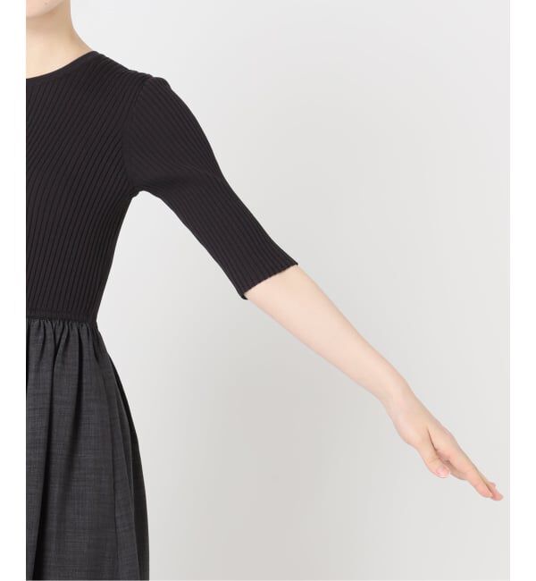 NOBLE「《予約》フロントジップドッキングワンピース」|ワンピース|