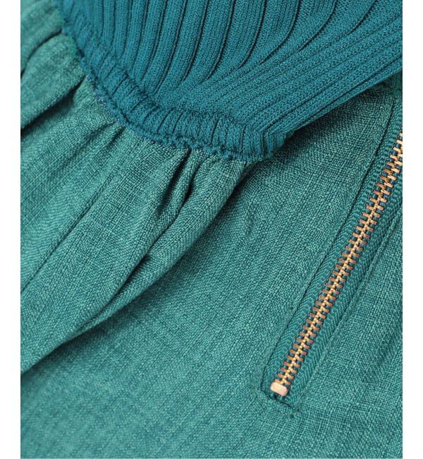 NOBLE「《予約》フロントジップドッキングワンピース」|ワンピース|