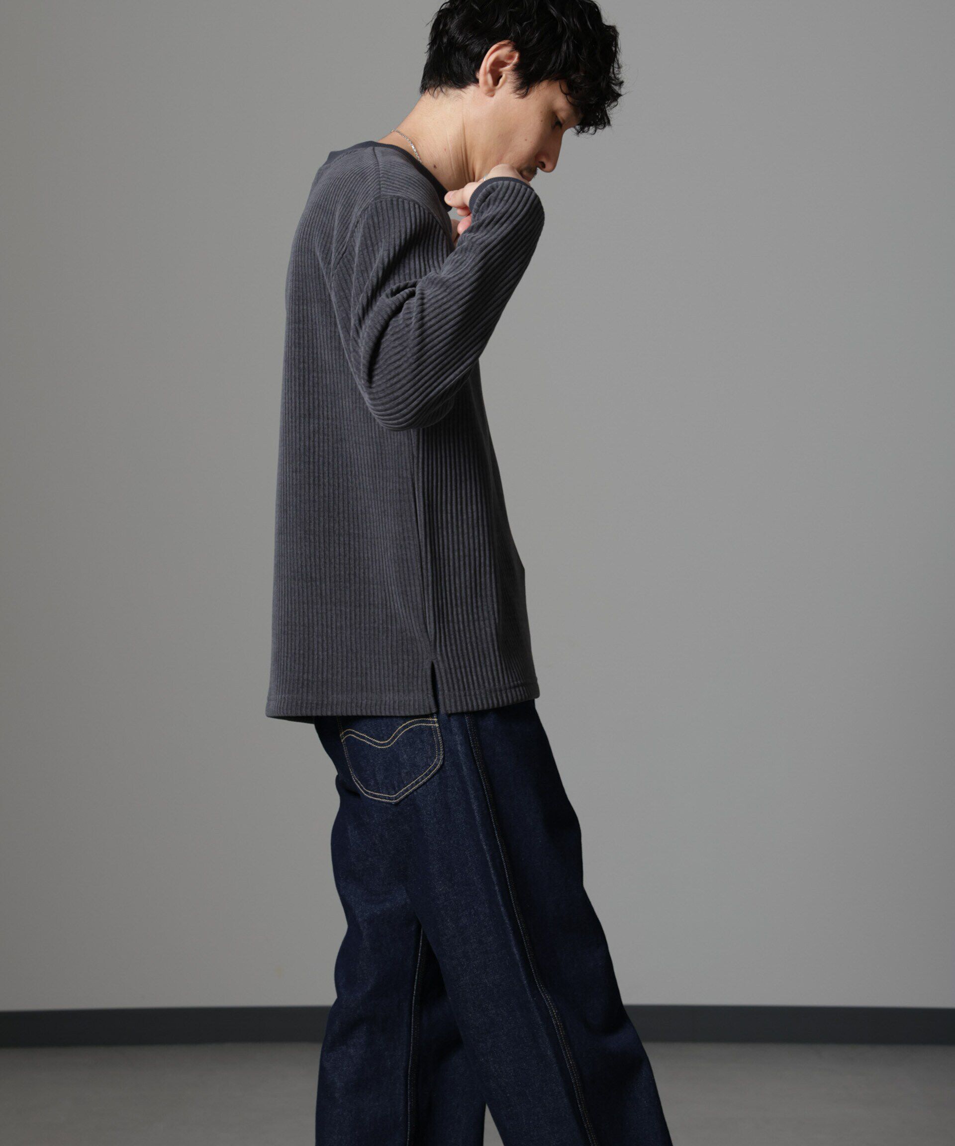 nano･universe「ジャージーコールプルオーバー」|Tシャツ・カットソー|