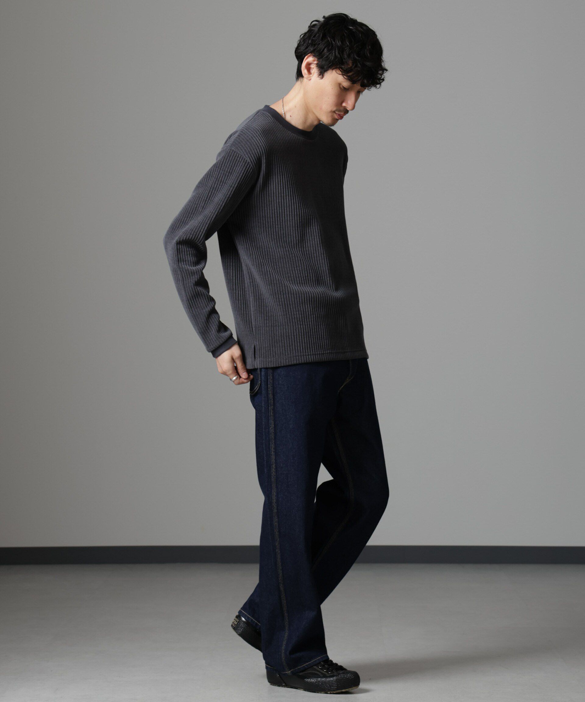 nano･universe「ジャージーコールプルオーバー」|Tシャツ・カットソー|