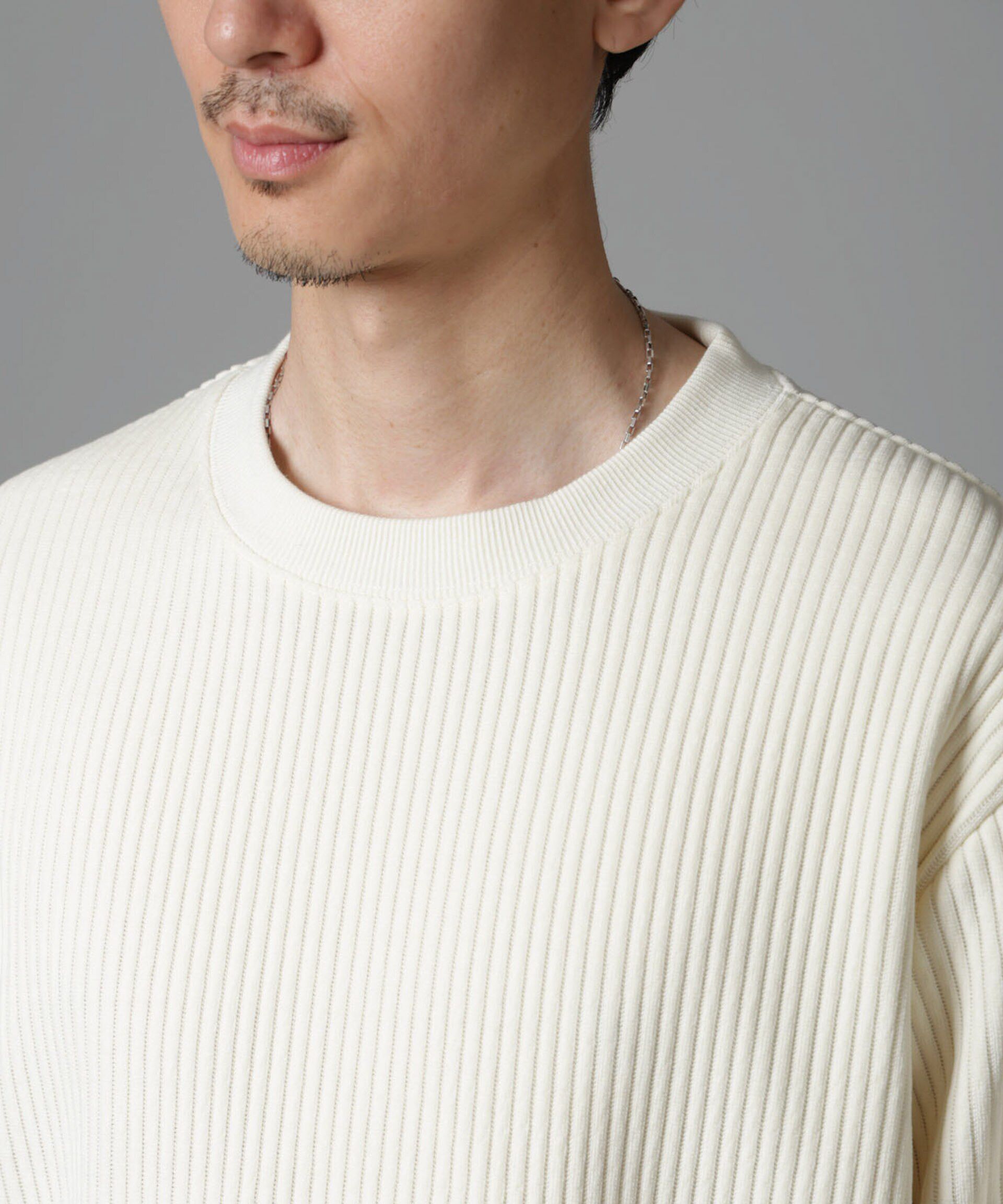 nano･universe「ジャージーコールプルオーバー」|Tシャツ・カットソー|