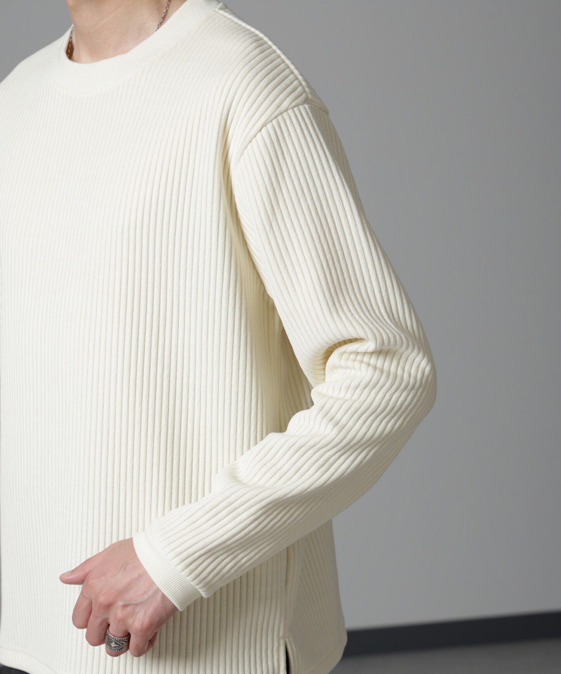 nano･universe「ジャージーコールプルオーバー」|Tシャツ・カットソー|