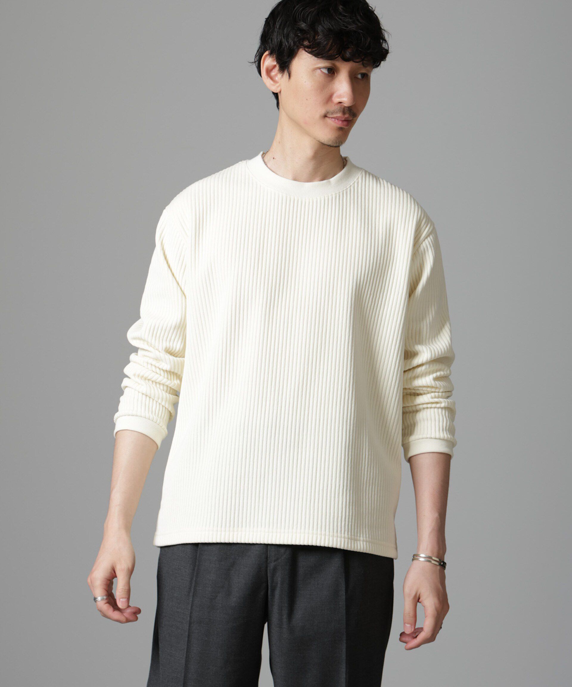 nano･universe「ジャージーコールプルオーバー」|Tシャツ・カットソー|