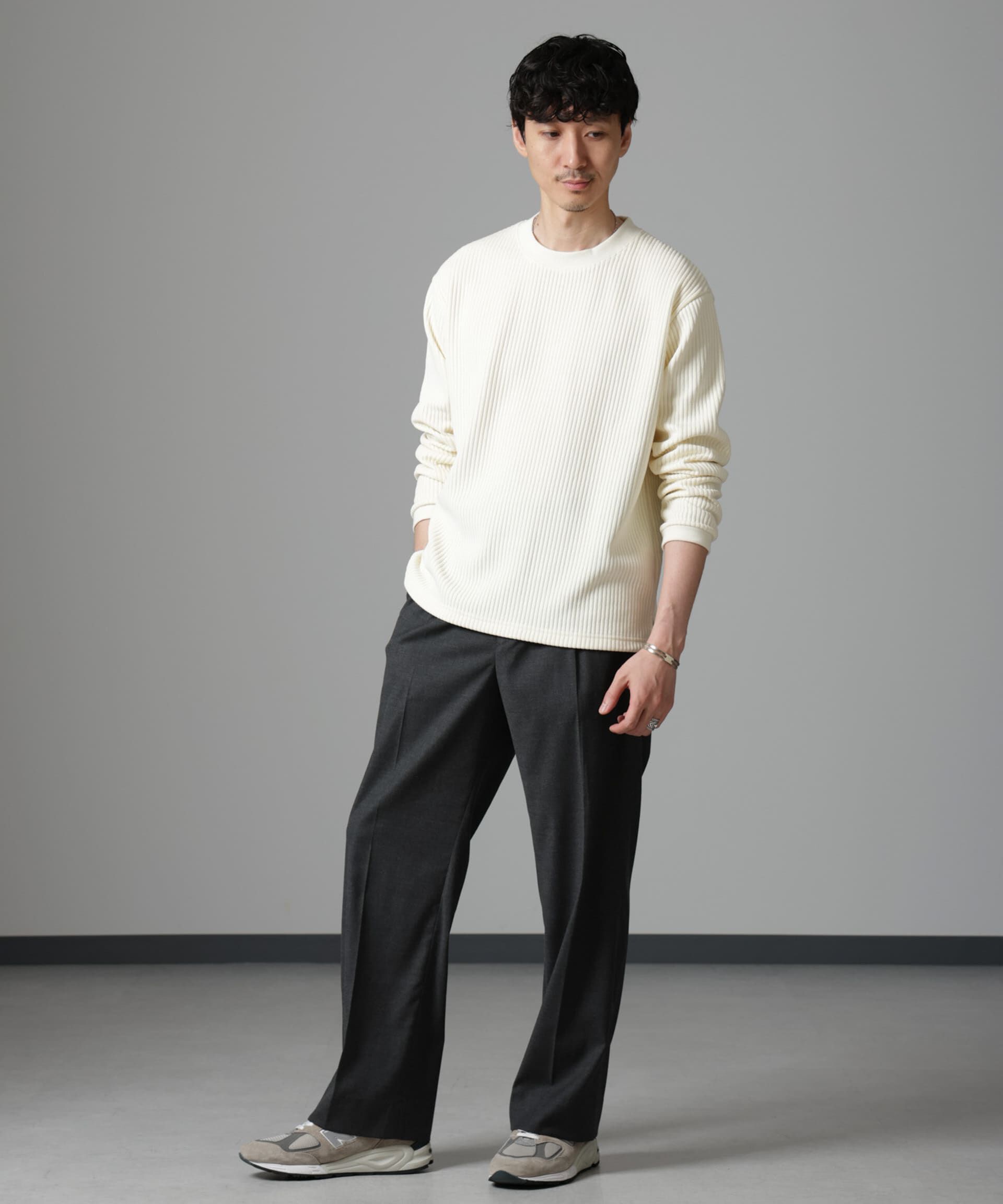 nano･universe「ジャージーコールプルオーバー」|Tシャツ・カットソー|