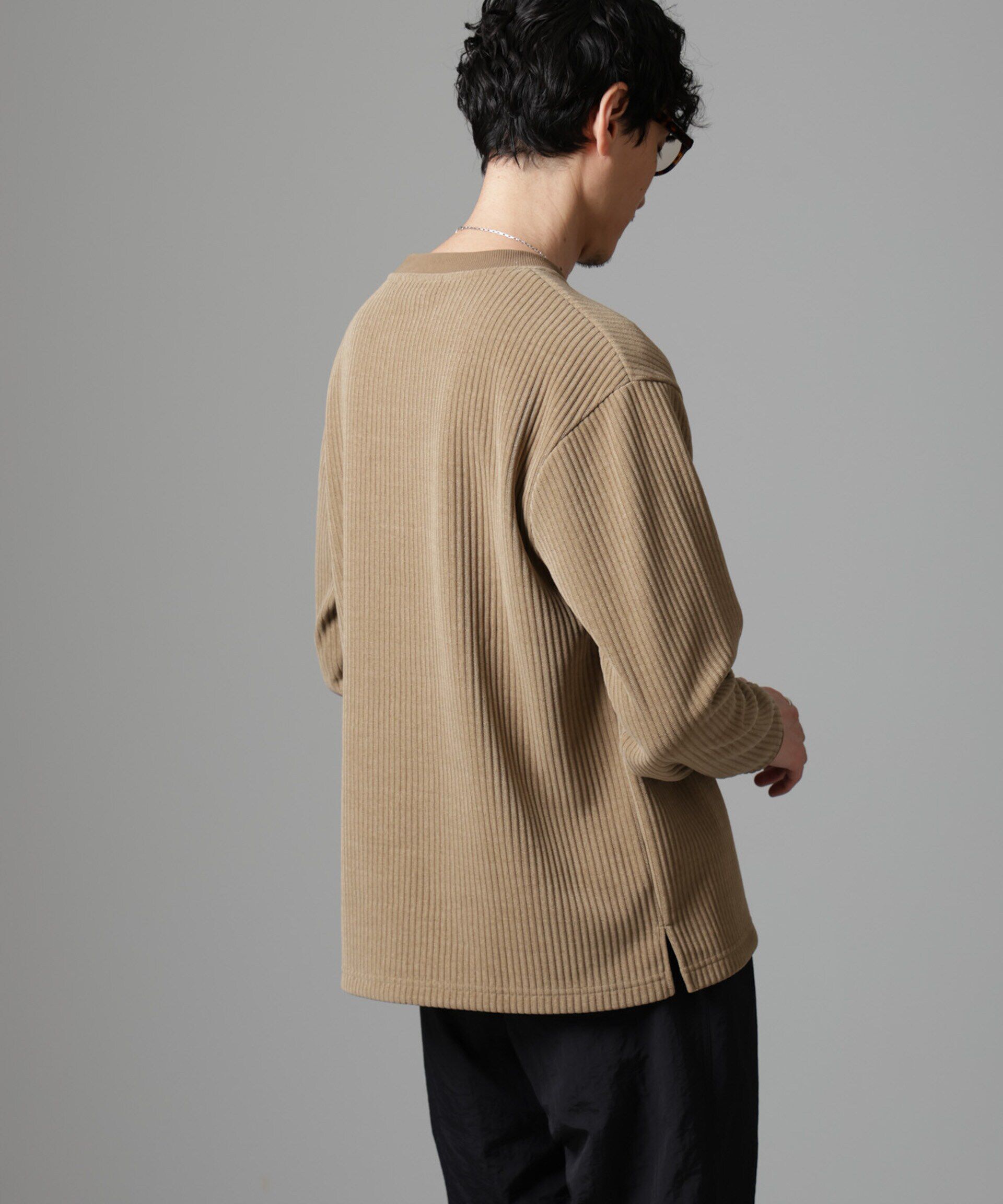 nano･universe「ジャージーコールプルオーバー」|Tシャツ・カットソー|