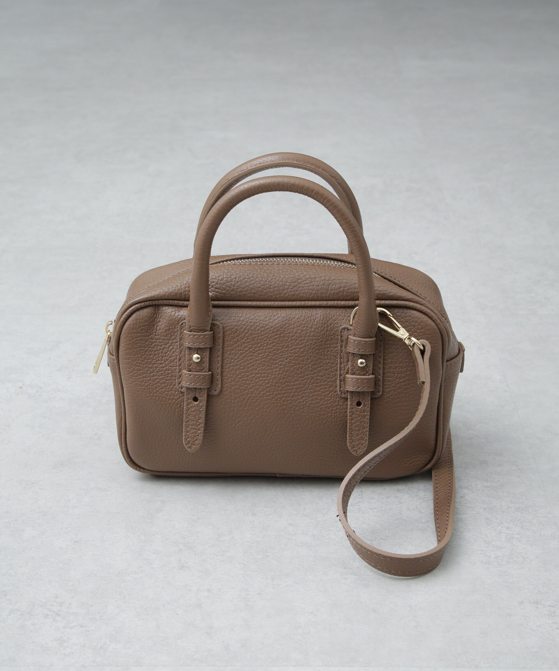 nano･universe「MARCO BIANCHINI/2WAY レザーミニボストンバッグ」|ショルダー・メッセンジャー|