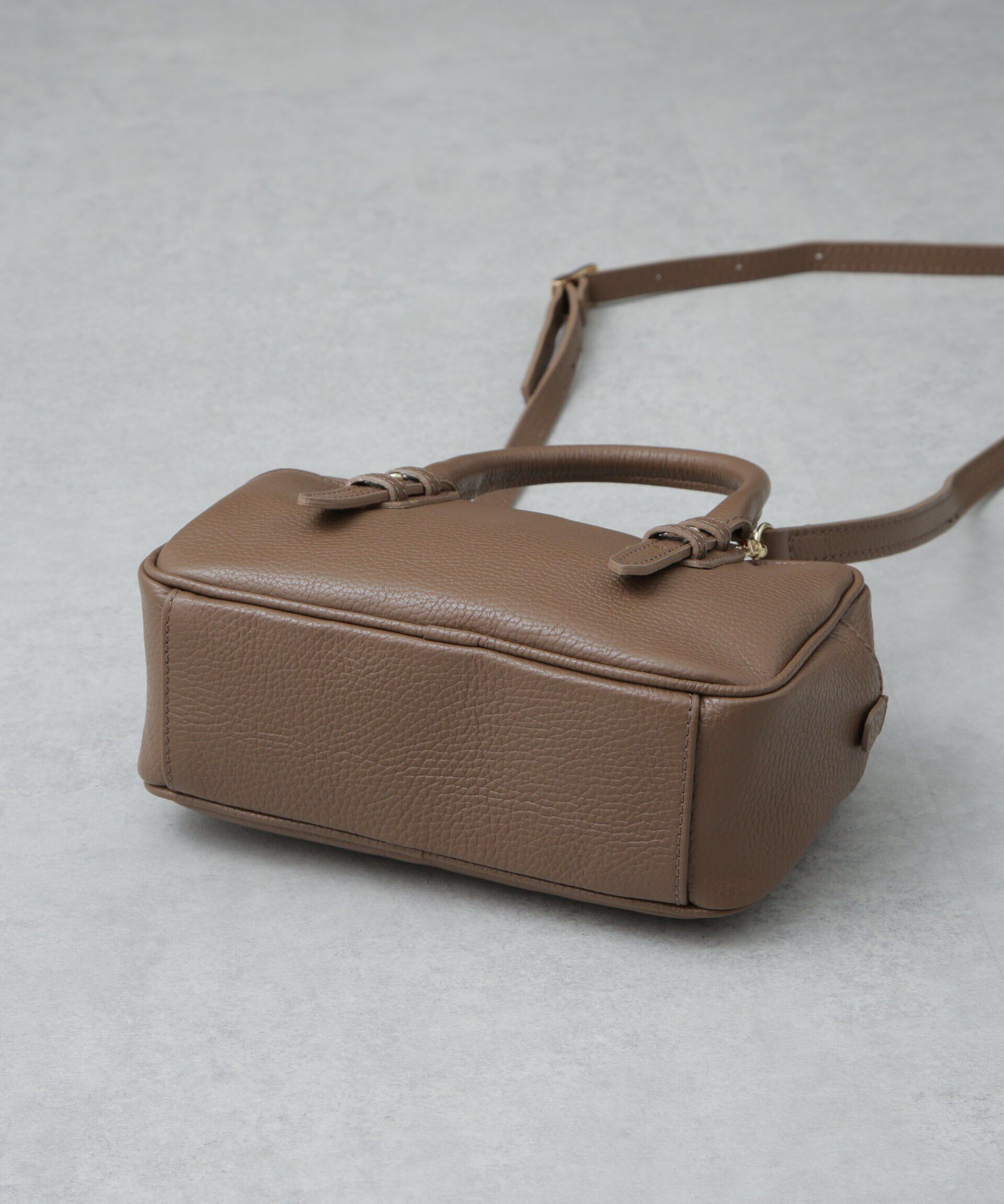 nano･universe「MARCO BIANCHINI/2WAY レザーミニボストンバッグ」|ショルダー・メッセンジャー|