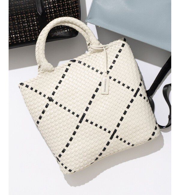 23区「【Oggi3月号掲載】メッシュ スクエア トートバッグ」|トートバッグ|ホワイト系