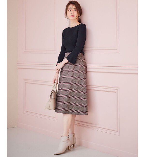 ANY SIS「【2WAY】リバーシブルチェック スカート」|スカート|
